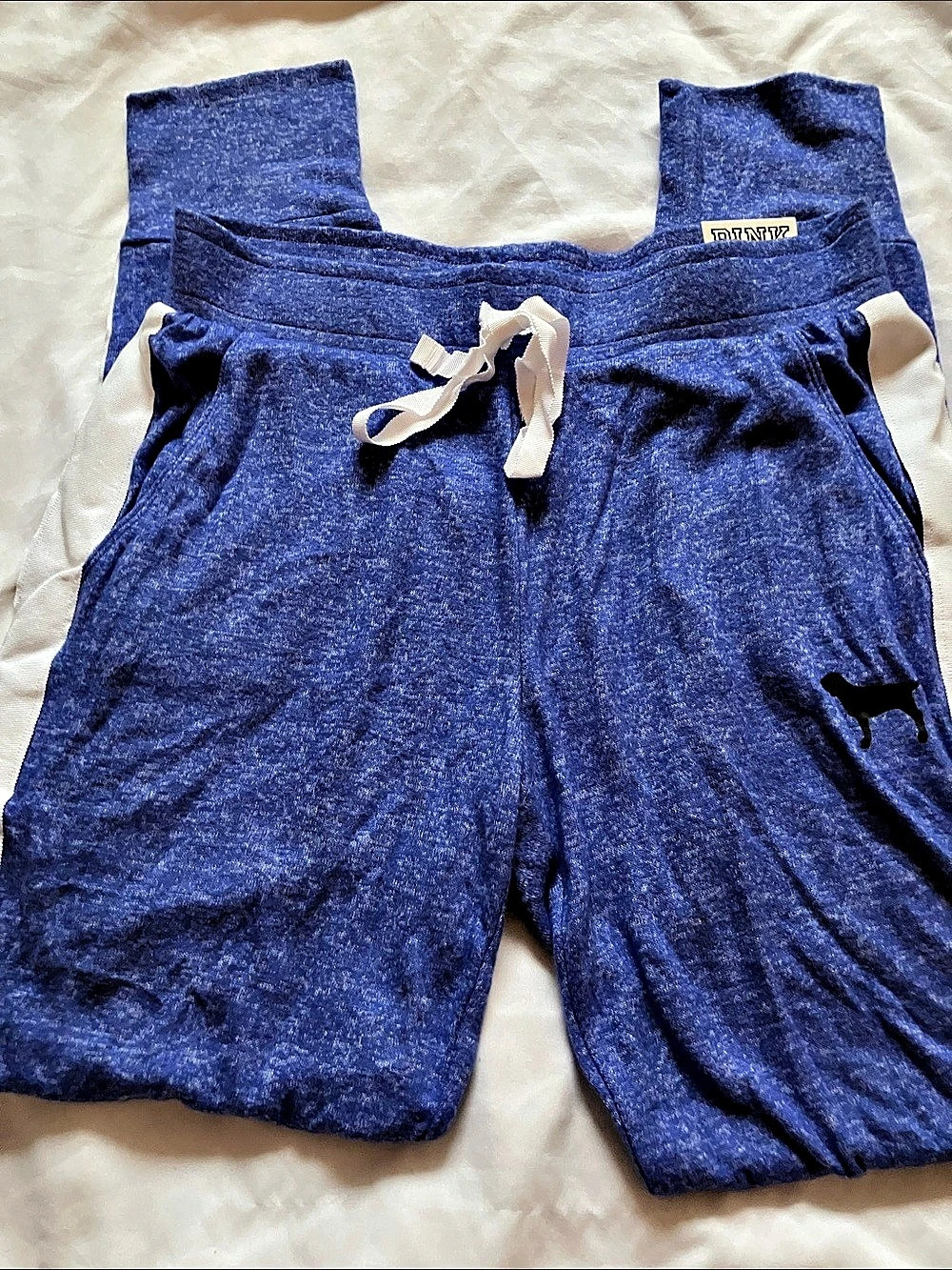 PINK Victoria’s Secret: Blue Sleepwear Skinny Jogger- Soft- S